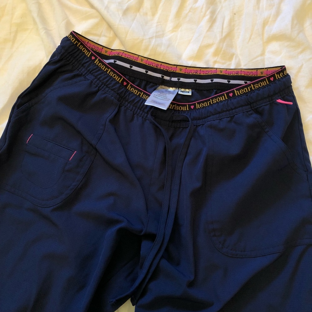 heartsoul Navy Blue PETITE Women’s Scrubs (Pants)